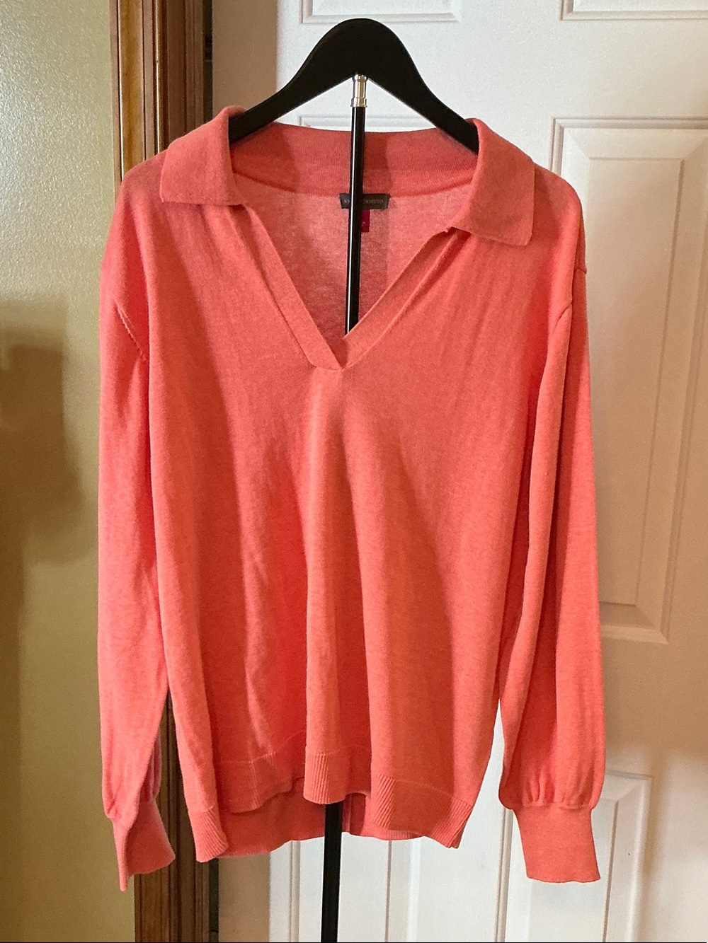Vince Camuto Coral Scoop Neck Sweater